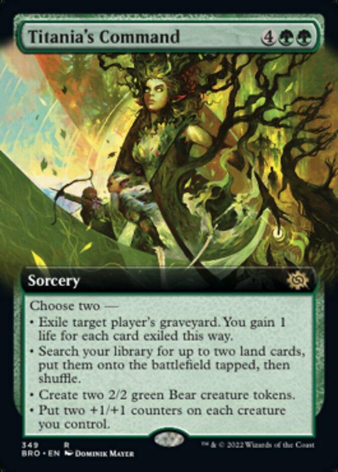 Titania's Command (Extended Art) [The Brothers' War] - La Boîte Mystère ( The Mystery Box)