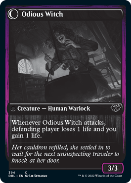 Ragged Recluse // Odious Witch [Innistrad: Double Feature] - La Boîte Mystère ( The Mystery Box)