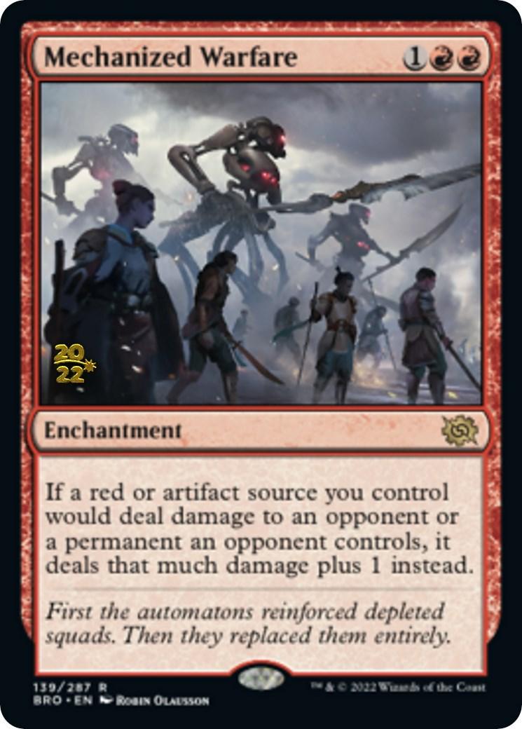 Mechanized Warfare [The Brothers' War: Prerelease Promos] - La Boîte Mystère ( The Mystery Box)