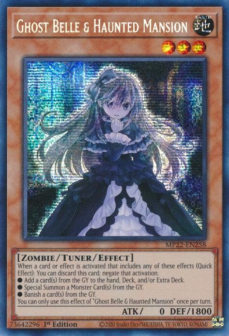 Ghost Belle & Haunted Mansion [MP22-EN258] Prismatic Secret Rare - La Boîte Mystère ( The Mystery Box)