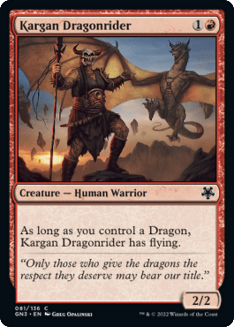 Kargan Dragonrider [Game Night: Free-for-All] - La Boîte Mystère ( The Mystery Box)