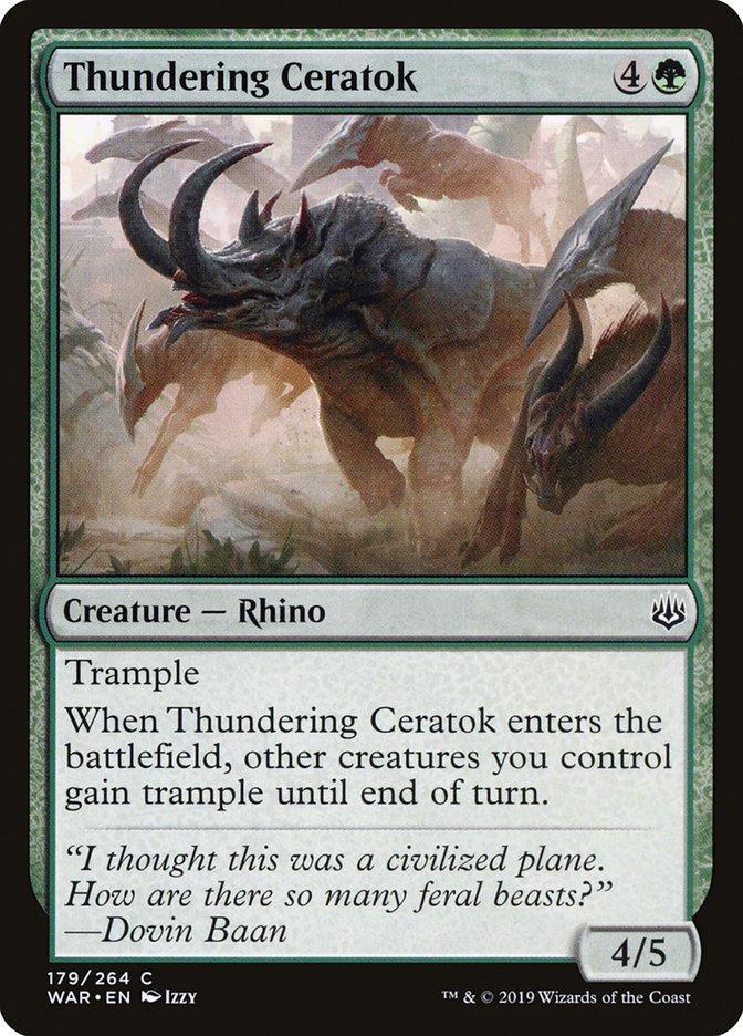 Thundering Ceratok [War of the Spark] - La Boîte Mystère ( The Mystery Box)
