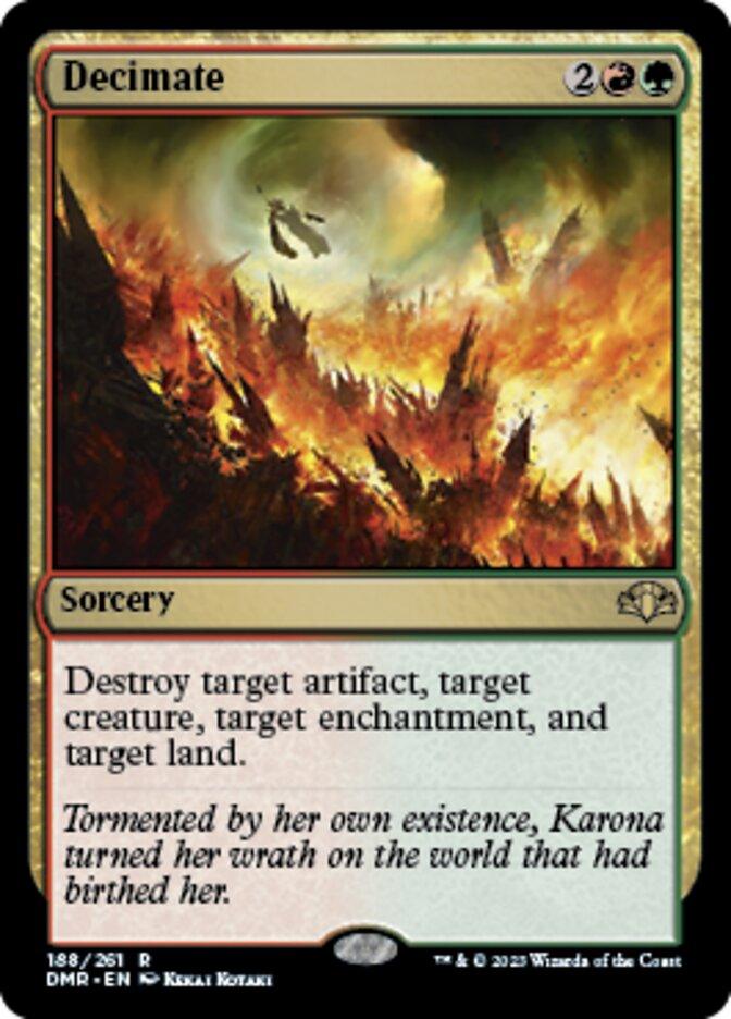 Decimate [Dominaria Remastered] - La Boîte Mystère ( The Mystery Box)