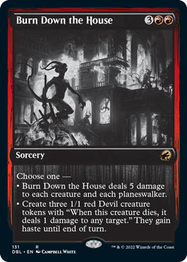 Burn Down the House [Innistrad: Double Feature] - La Boîte Mystère ( The Mystery Box)
