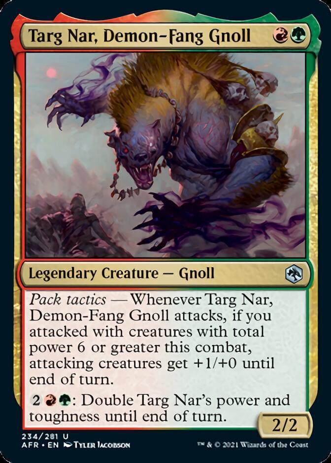 Targ Nar, Demon-Fang Gnoll [Dungeons & Dragons: Adventures in the Forgotten Realms] - La Boîte Mystère ( The Mystery Box)