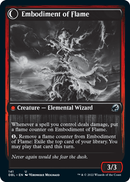 Flame Channeler // Embodiment of Flame [Innistrad: Double Feature] - La Boîte Mystère ( The Mystery Box)