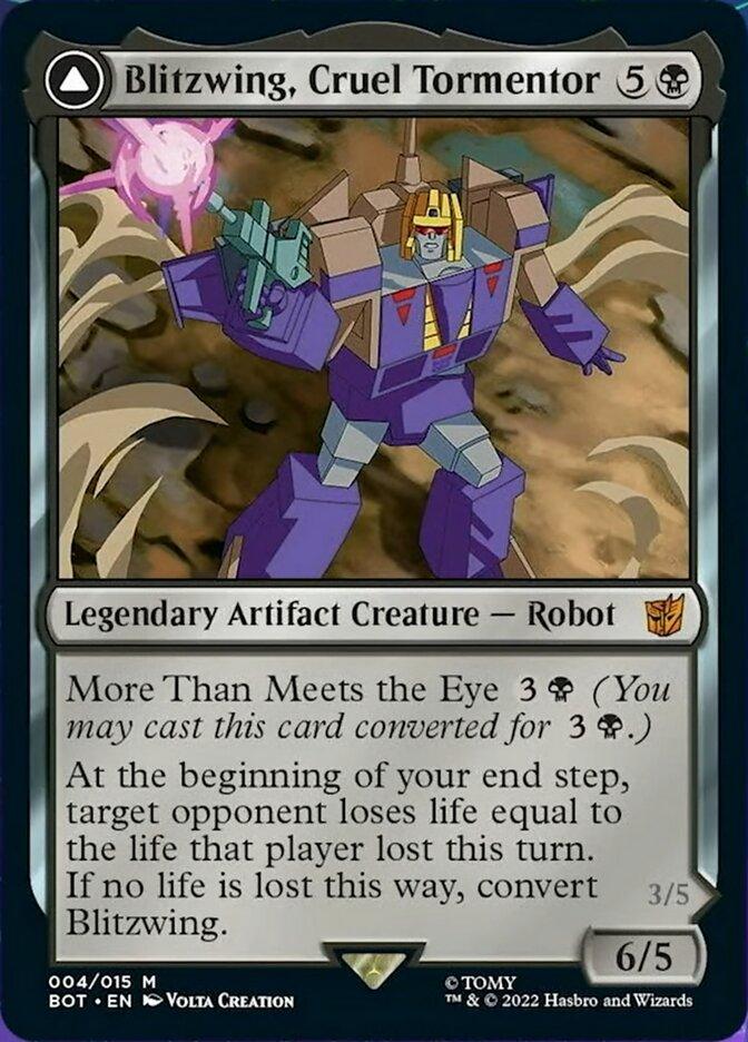 Blitzwing, Cruel Tormentor // Blitzwing, Adaptive Assailant [Universes Beyond: Transformers] - La Boîte Mystère ( The Mystery Box)
