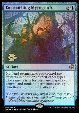 Encroaching Mycosynth [Phyrexia: All Will Be One Prerelease Promos] - La Boîte Mystère ( The Mystery Box)
