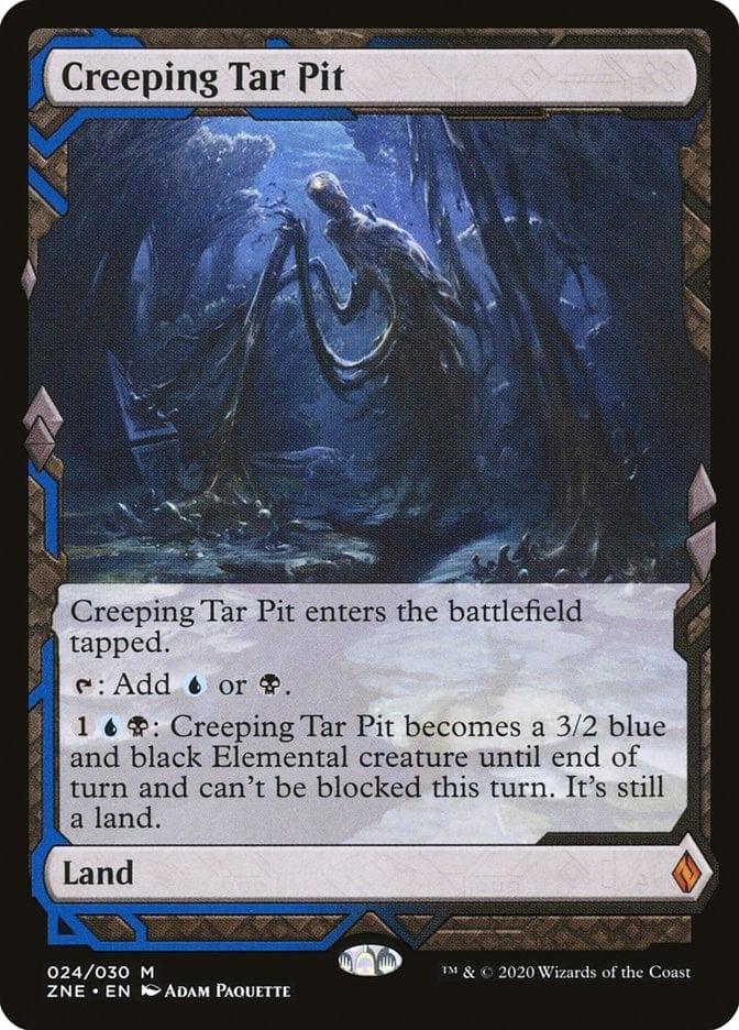 Creeping Tar Pit (Expeditions) [Zendikar Rising Expeditions] - La Boîte Mystère ( The Mystery Box)