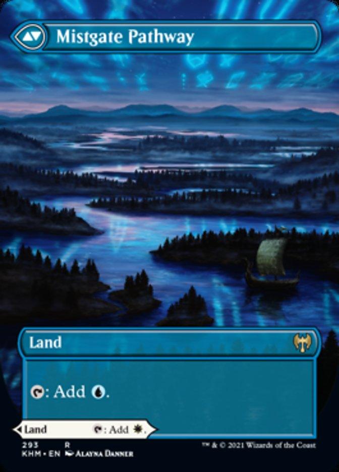Hengegate Pathway // Mistgate Pathway (Borderless Alternate Art) [Kaldheim] - La Boîte Mystère ( The Mystery Box)
