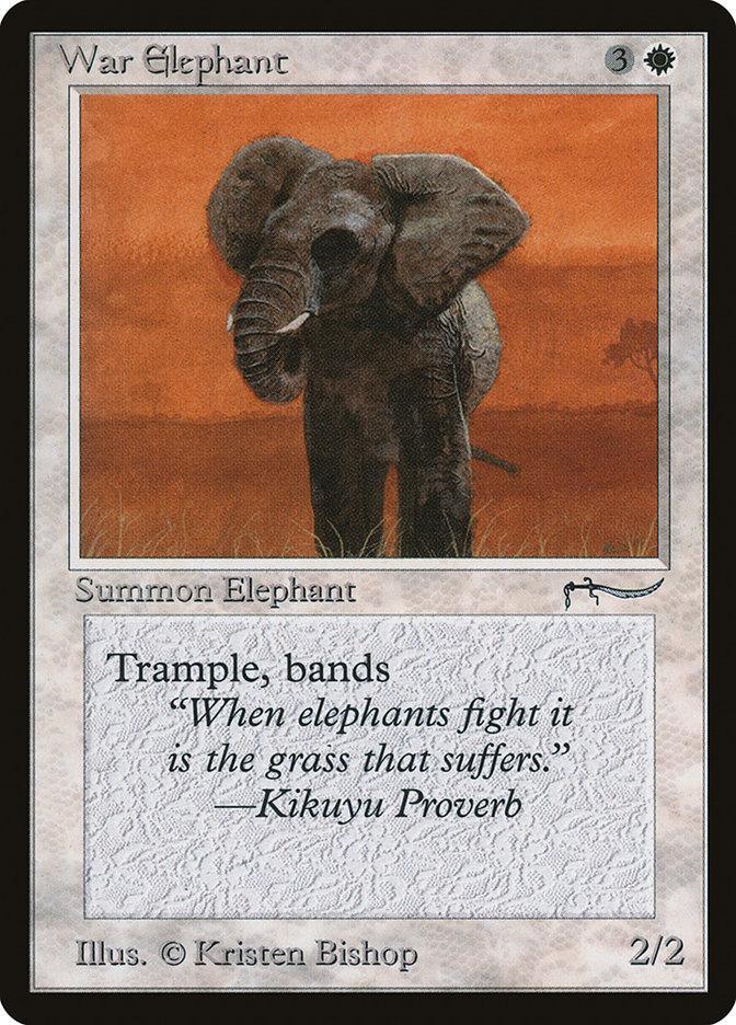 War Elephant (Dark Mana Cost) [Arabian Nights] - La Boîte Mystère ( The Mystery Box)