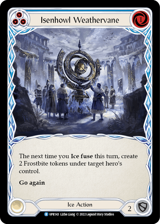 Isenhowl Weathervane (Blue) [UPR143] (Uprising) Rainbow Foil - La Boîte Mystère ( The Mystery Box)