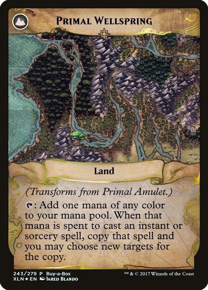 Primal Amulet // Primal Wellspring (Buy-A-Box) [Ixalan Treasure Chest] - La Boîte Mystère ( The Mystery Box)