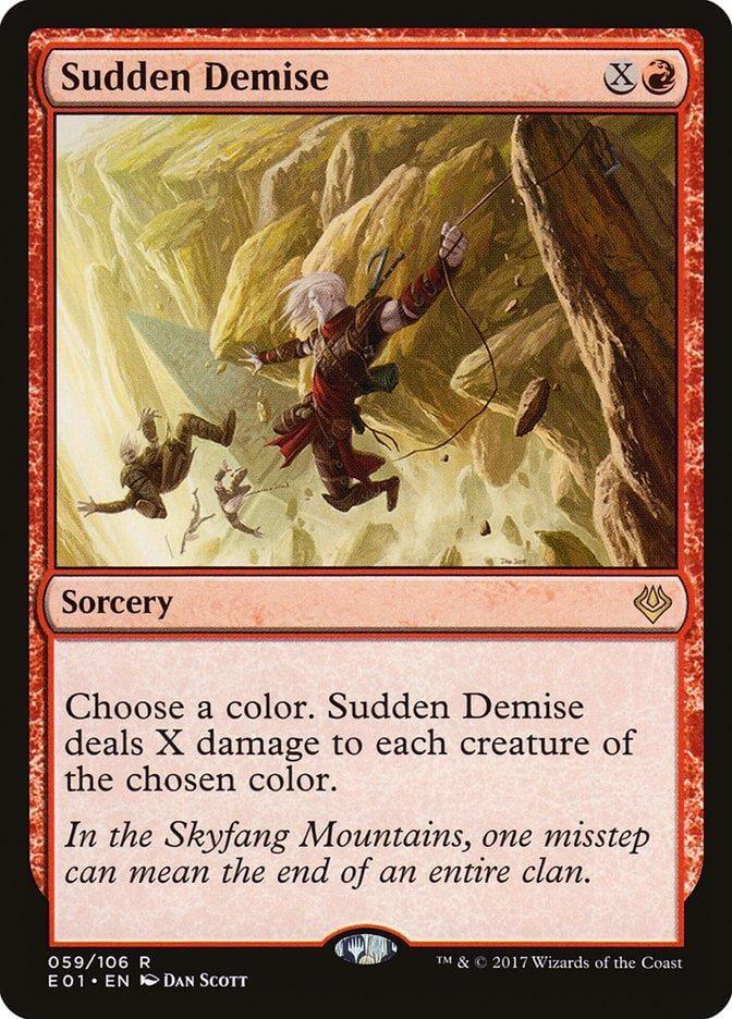 Sudden Demise [Archenemy: Nicol Bolas] - La Boîte Mystère ( The Mystery Box)
