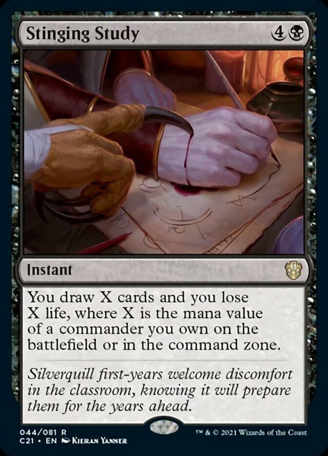 Stinging Study [Commander 2021] - La Boîte Mystère ( The Mystery Box)