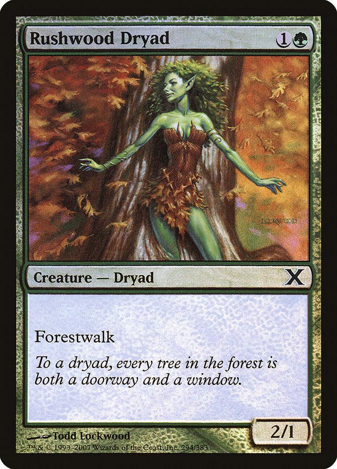 Rushwood Dryad (Premium Foil) [Tenth Edition] - La Boîte Mystère ( The Mystery Box)