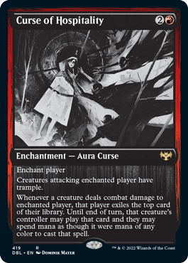 Curse of Hospitality [Innistrad: Double Feature] - La Boîte Mystère ( The Mystery Box)