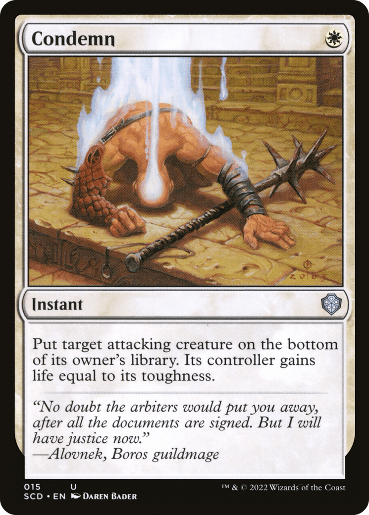 Condemn [Starter Commander Decks] - La Boîte Mystère ( The Mystery Box)