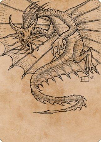 Ancient Gold Dragon Art Card (44) [Commander Legends: Battle for Baldur's Gate Art Series] - La Boîte Mystère ( The Mystery Box)