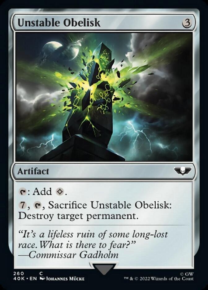 Unstable Obelisk [Universes Beyond: Warhammer 40,000] - La Boîte Mystère ( The Mystery Box)