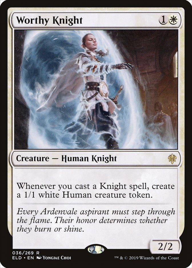 Worthy Knight [Throne of Eldraine] - La Boîte Mystère ( The Mystery Box)