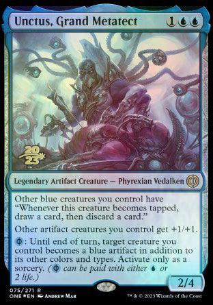 Unctus, Grand Metatect [Phyrexia: All Will Be One Prerelease Promos] - La Boîte Mystère ( The Mystery Box)