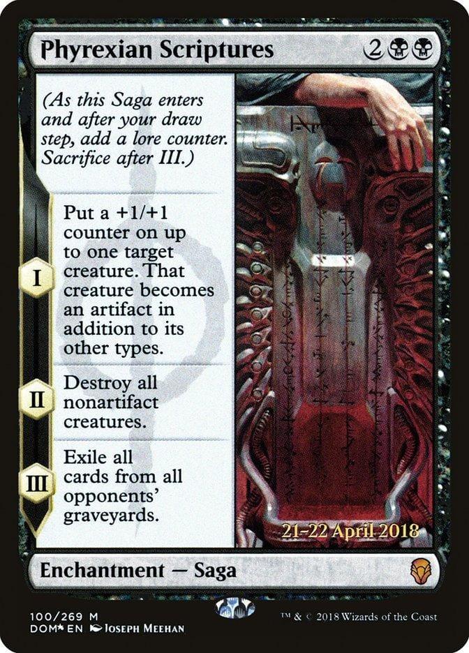 Phyrexian Scriptures [Dominaria Prerelease Promos] - La Boîte Mystère ( The Mystery Box)