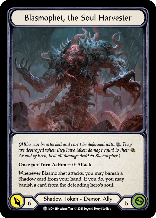 Blasmophet, the Soul Harvester // Ursur, the Soul Reaper [MON219 // MON220] 1st Edition Normal - La Boîte Mystère ( The Mystery Box)
