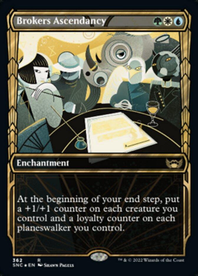 Brokers Ascendancy (Showcase Golden Age Gilded Foil) [Streets of New Capenna] - La Boîte Mystère ( The Mystery Box)