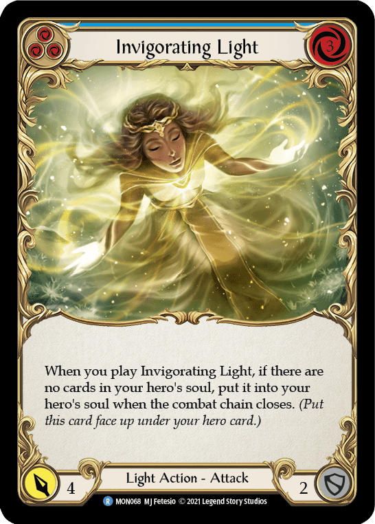 Invigorating Light (Blue) [MON068] 1st Edition Normal - La Boîte Mystère ( The Mystery Box)