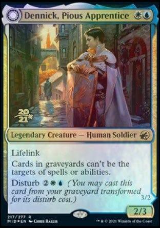 Dennick, Pious Apprentice // Dennick, Pious Apparition [Innistrad: Midnight Hunt Prerelease Promos] - La Boîte Mystère ( The Mystery Box)