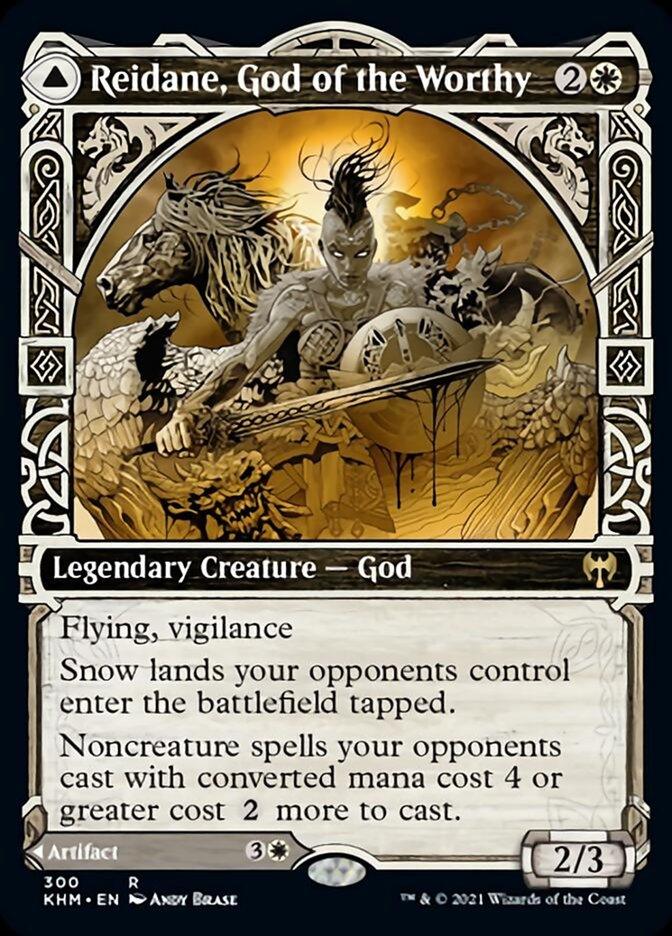 Reidane, God of the Worthy // Valkmira, Protector's Shield (Showcase) [Kaldheim] - La Boîte Mystère ( The Mystery Box)
