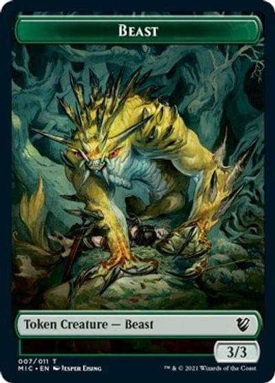 Beast (007) // Spider Double-sided Token [Innistrad: Midnight Hunt Commander] - La Boîte Mystère ( The Mystery Box)