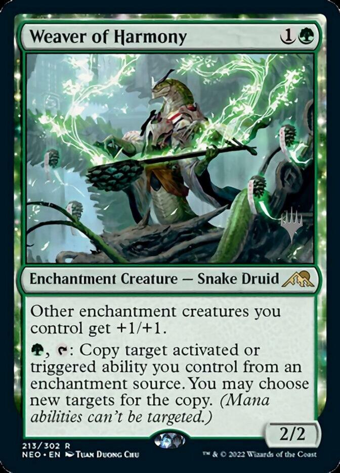 Weaver of Harmony (Promo Pack) [Kamigawa: Neon Dynasty Promos] - La Boîte Mystère ( The Mystery Box)