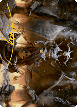 Ormendahl, the Corrupter Art Card (Gold-Stamped Signature) [Innistrad: Midnight Hunt Art Series] - La Boîte Mystère ( The Mystery Box)