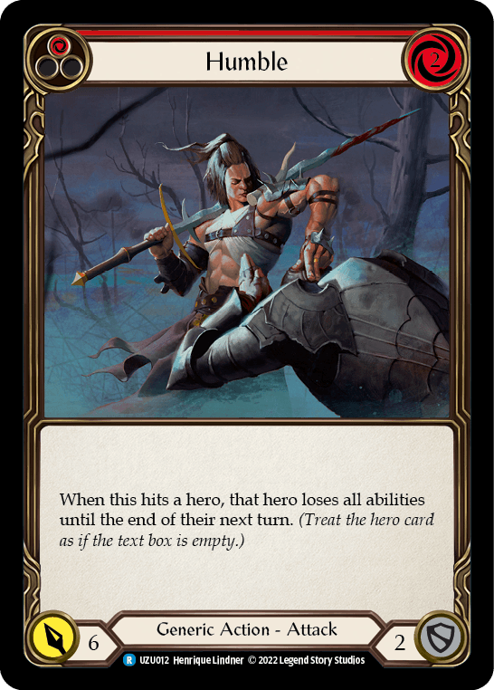 Humble (Red) [UZU012] (Outsiders Uzuri Blitz Deck) - La Boîte Mystère ( The Mystery Box)