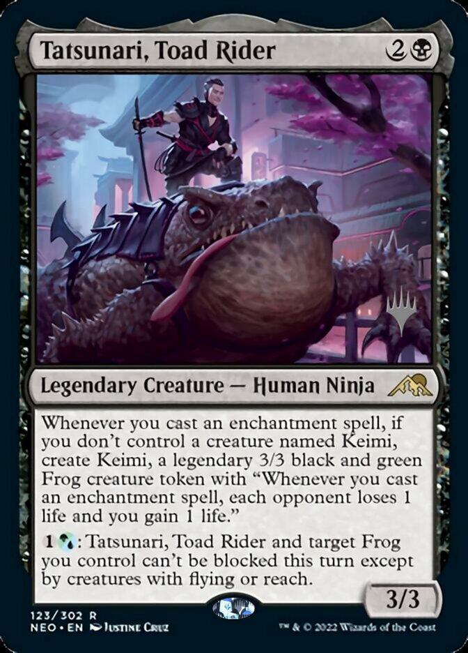Tatsunari, Toad Rider (Promo Pack) [Kamigawa: Neon Dynasty Promos] - La Boîte Mystère ( The Mystery Box)