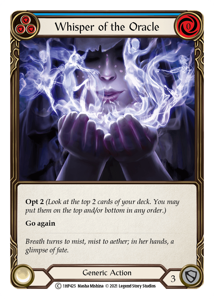 Whisper of the Oracle (Blue) [1HP425] - La Boîte Mystère ( The Mystery Box)
