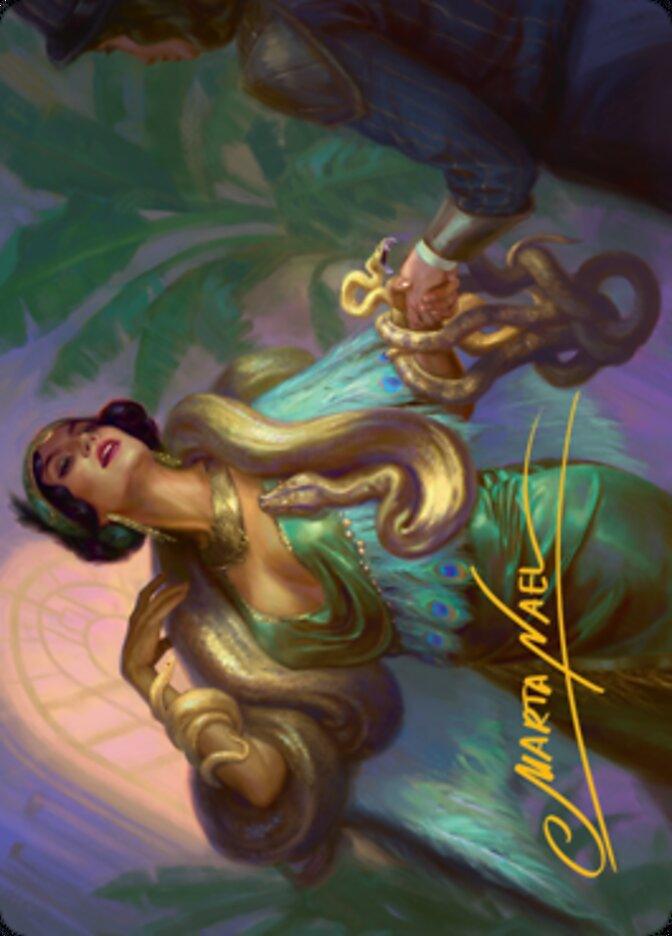 Venom Connoisseur Art Card (Gold-Stamped Signature) [Streets of New Capenna Art Series] - La Boîte Mystère ( The Mystery Box)