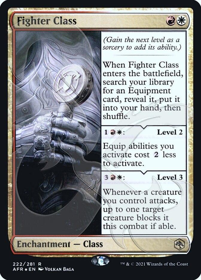 Fighter Class (Ampersand Promo) [Dungeons & Dragons: Adventures in the Forgotten Realms Promos] - La Boîte Mystère ( The Mystery Box)