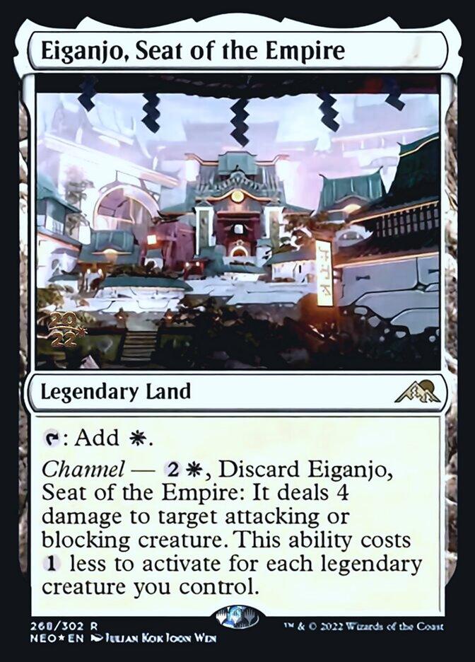 Eiganjo, Seat of the Empire [Kamigawa: Neon Dynasty Prerelease Promos] - La Boîte Mystère ( The Mystery Box)