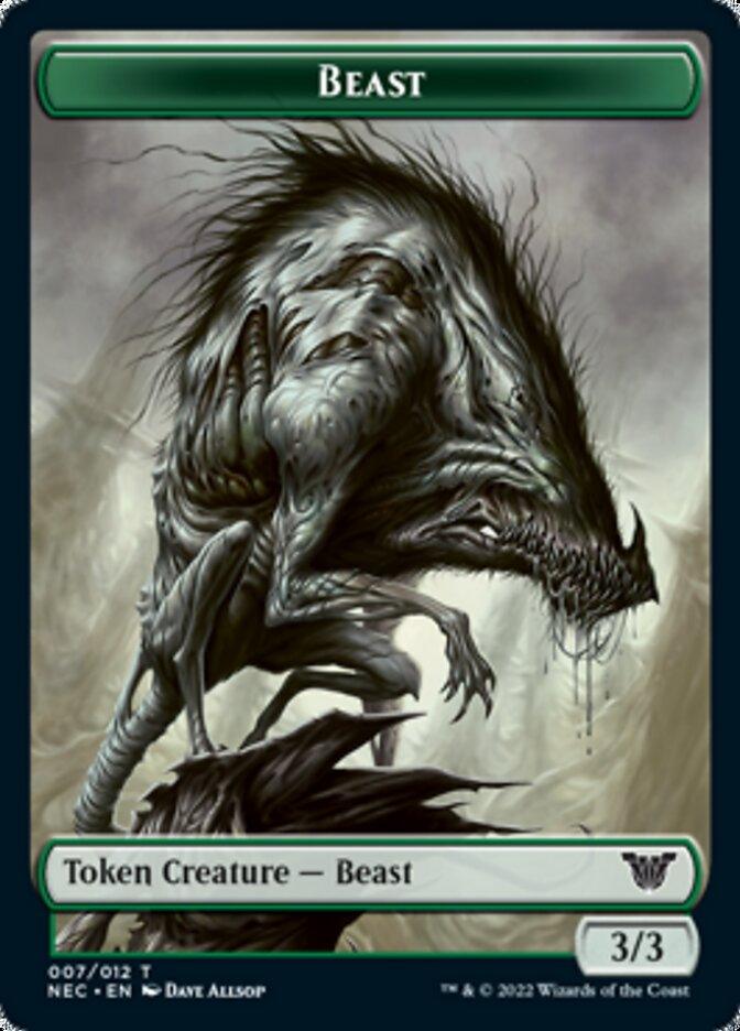 Beast // Treasure Double-sided Token [Kamigawa: Neon Dynasty Commander Tokens] - La Boîte Mystère ( The Mystery Box)