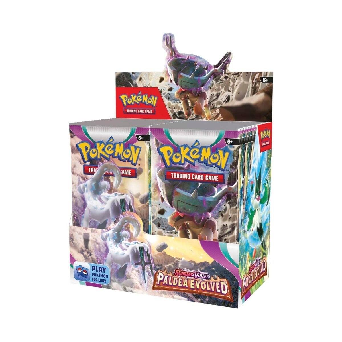 Une CAISSE DE Scarlet & Violet: Paldea Evolved - Booster Box - La Boîte Mystère ( The Mystery Box)