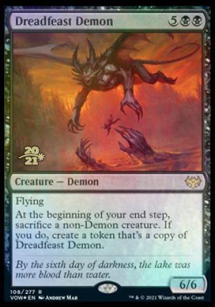 Dreadfeast Demon [Innistrad: Crimson Vow Prerelease Promos] - La Boîte Mystère ( The Mystery Box)