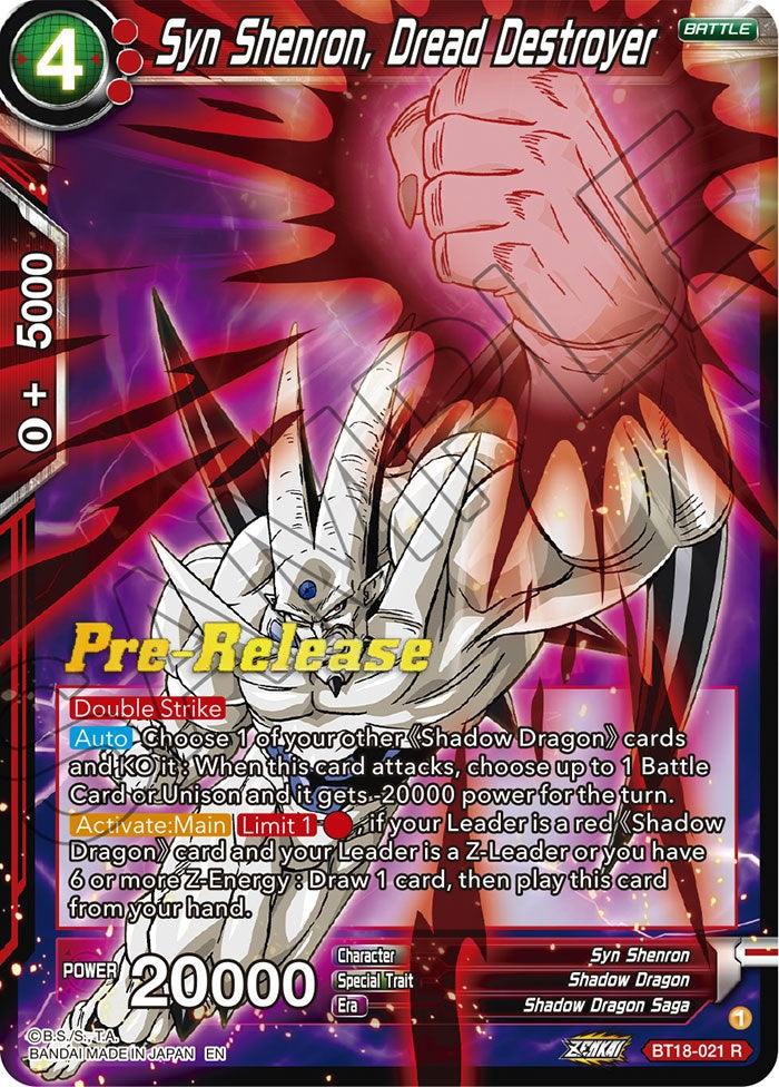 Syn Shenron, Dread Destroyer (BT18-021) [Dawn of the Z-Legends Prerelease Promos] - La Boîte Mystère ( The Mystery Box)