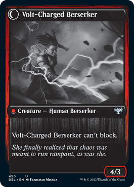 Voltaic Visionary // Volt-Charged Berserker [Innistrad: Double Feature] - La Boîte Mystère ( The Mystery Box)