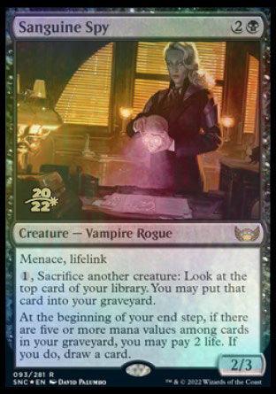 Sanguine Spy [Streets of New Capenna Prerelease Promos] - La Boîte Mystère ( The Mystery Box)