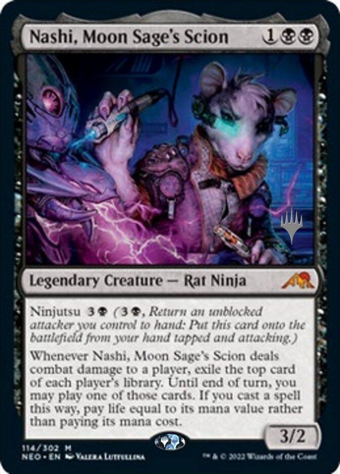 Nashi, Moon Sage's Scion (Promo Pack) [Kamigawa: Neon Dynasty Promos] - La Boîte Mystère ( The Mystery Box)