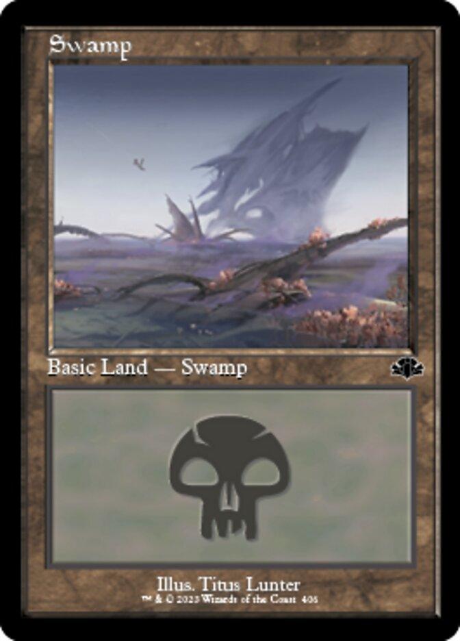 Swamp (406) (Retro) [Dominaria Remastered] - La Boîte Mystère ( The Mystery Box)
