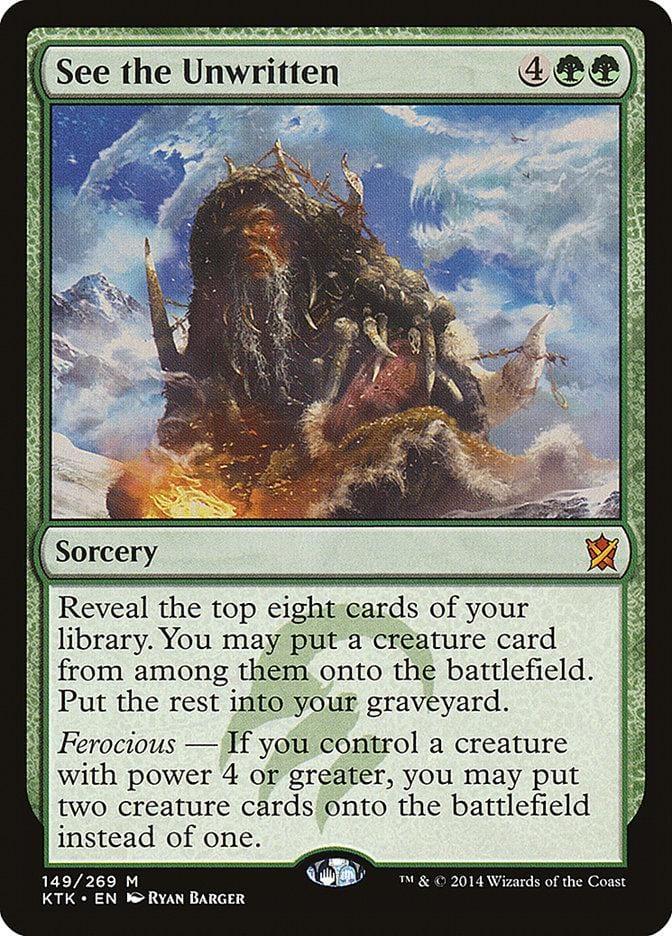 See the Unwritten [Khans of Tarkir] - La Boîte Mystère ( The Mystery Box)